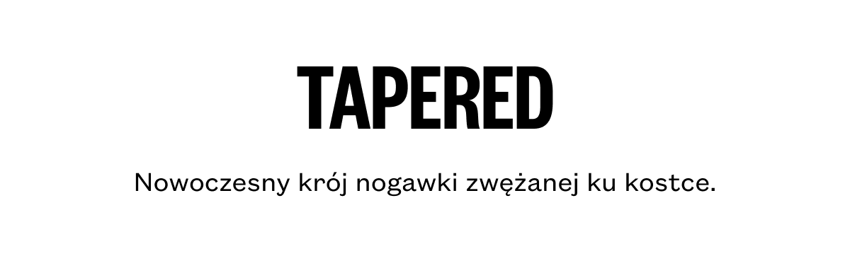 TAPPERED JEANS